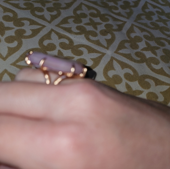 Kendra Scott Megan Pink Mother of Pearl Ring Size 6 - Picture 5 of 15